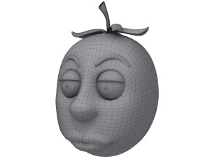 tomato cartoon 3D Model