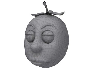 tomato cartoon 3D Model