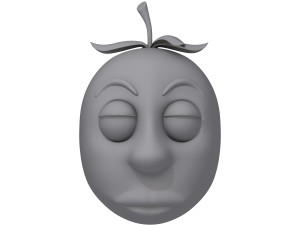tomato cartoon 3D Model