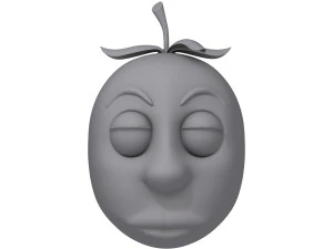 tomato cartoon 3D Model
