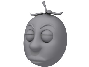 tomato cartoon 3D Model