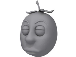 tomato cartoon 3D Model