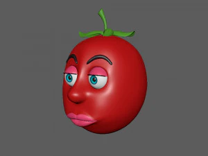 tomato cartoon 3D Model