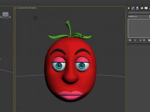 tomato cartoon 3D Model