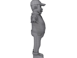 lumberjack cartoon Modelo 3D