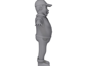 lumberjack cartoon Modelo 3D