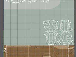 나무꾼 만화 3D 모델