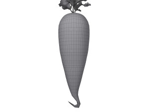 carrot cartoon 3D Модель