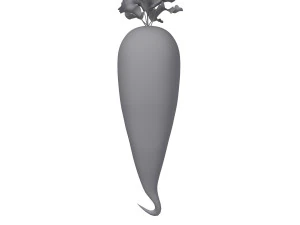 carrot cartoon 3D Model
