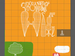 carrot cartoon 3D Model