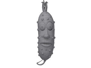 pickle cucumber cartoon Modello 3D