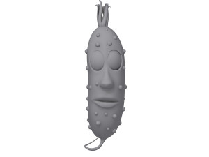 pickle cucumber cartoon Modello 3D