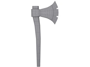 Axe cartoon 3D Model