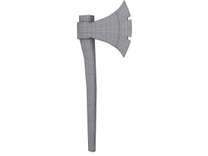 Axe cartoon 3D Model