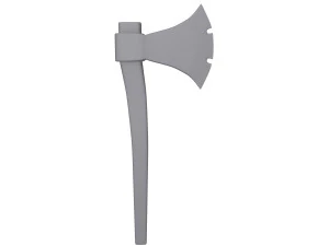Axe cartoon 3D Model