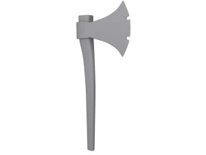 Axe cartoon 3D Model