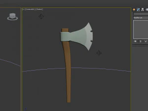 Axe cartoon 3D Model