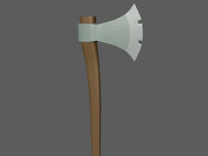Axe cartoon 3D Model