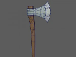 Axe cartoon 3D Model
