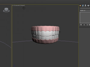 human mouth 02 teeth cartoon 3Dモデル