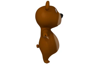 bear cartoon 3D Model
