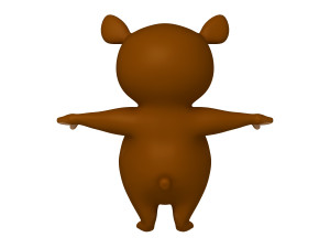 bear cartoon 3D Модель