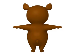 bear cartoon 3D Model