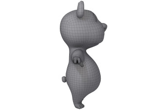 bear cartoon 3D Модель