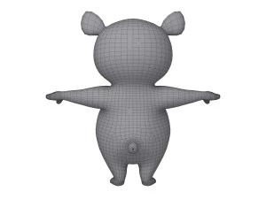 bear cartoon 3D Model