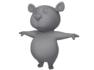 bear cartoon 3D Модель