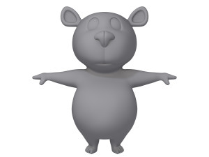 bear cartoon 3D Модель