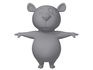 bear cartoon 3D Model