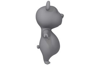 bear cartoon 3D Модель