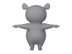 bear cartoon 3D Модель