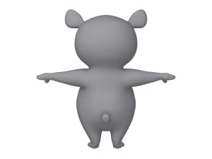 bear cartoon 3D Model