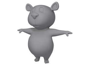 bear cartoon 3D Модель