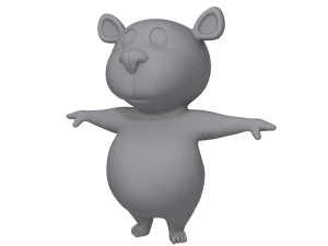 bear cartoon 3D Model