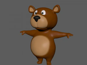bear cartoon 3D Model