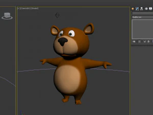 bear cartoon 3D Model