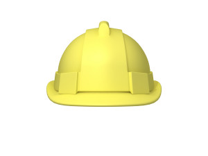 safety helmet cartoon 3D 模型