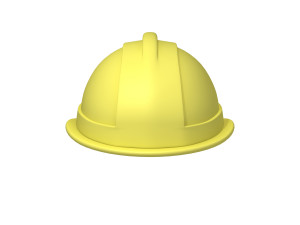 safety helmet cartoon 3D 模型