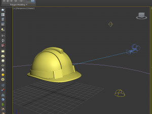 safety helmet cartoon 3D 模型