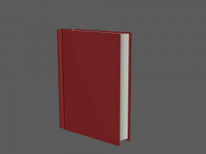 book cartoon Modèle 3D
