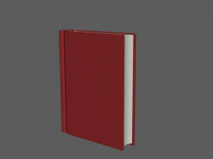 Book cartoon 3D Model