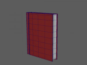 Book cartoon 3D Model