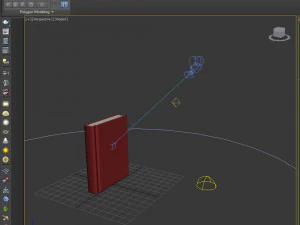 Book cartoon 3D Model
