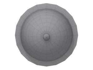 餐厅钟形卡通 3D 模型