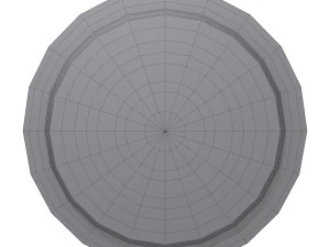 餐厅钟形卡通 3D 模型