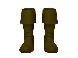 boots cartoon 3D 모델