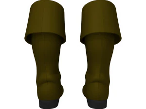 Boots cartoon 3D Model